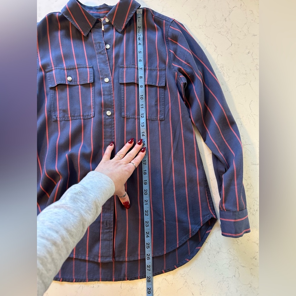 NWOT L.L. Bean Women’s (Medium fit)Soft-Washed Button Down Soft Tencel Shirt - Picture 14 of 16